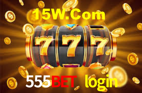 Interface do App 555bet login